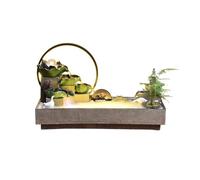LXYST Tabletop Fountains Zen Desktop Landscape Flowing Ornament Circulating Water Fountain Decoration
