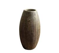 LXYST Vintage Thread Water Culture Dry Flowers Arrangement Living Room Tea Table Ornaments Ceramic Green Plants Flower Vases Vase for Decor (Size : M)