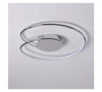 LXYST Wall Lighting Chandelier Led Ceiling Lights Compatible with Living Decoration Bedroom Lamp Study Room Fixture Lighting,Lighting Fixtures/Silver-53Cm/3-Color Light