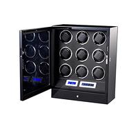 LXYST Watches and Jewelry for 9 Automatic LCD Touch Screen Adjustable Pillows Wooden GE Box Quie Watch Winder