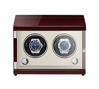 LXYST Winder Spinner Winders - Plug-in/Battery Vertical Shaker Automatic Mechanical Winding Box Watch Storage Case with Light-Sensitive LED Light Quiet and Well