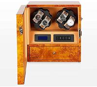 LXYST Winders Watches 5 Storage Position Automatic Winding Box with Touch LCD Digital Display Watch Winder