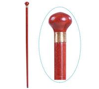 LXYST Wooden Cane Round Head Solid Wood Old People Non-Slip Crutches Walking Sticks Walker Gifts,Sandalwood