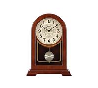 LXYST Wooden Table Household Vintage Quartz Shelf Creative Decoration Ornaments Desk Clock