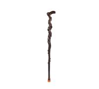 LXYST Wooden Walking Sticks Old Man'S Wood Carving Black Alder Walker T-Shaped Cane Single Leg Crutch Anti-Slip Crutches Elderly Supplies Mobil
