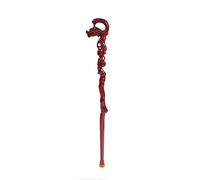 LXYST Wooden Walking Sticks Old Man'S Wood Carving Pear Stick Walker T-Shaped Cane Single Leg Crutch Anti-Slip Crutches Elderly Supplies Mobility Ai