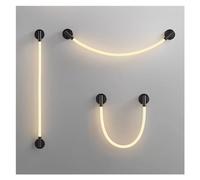 LXYST Woven Silicone LED Neon Tube Compatible with Bedroom 360 Degree Glow Long Line Soft Light Wall Sconce,Chandelier(One Color-80cm)