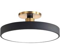 LXYST Wrought Iron Led White Eye Protection Lamp, Close to Ceiling Light Fixtures, Bedroom Decoration,for Living Room