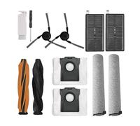 LXZNRQU 12 piezas de aspiradora compatibles con Dreame Aqua10 Ultra Roller/Aqua10 Ultra Roller completo, cepillo principal, cepillo lateral, filtro de fregona, bolsa for polvo, fácil instalación