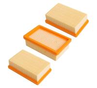 LXZNRQU Filtro Premium plisado plano Compatible con aspiradora en seco y húmedo Karcher WD4/WD5/WD6/MV4/MV5/MV6 2.863-005.0, reutilizable, limpieza de hogar y taller(3pcs)