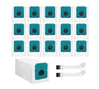 LXZNRQU Paquete de 16 bolsas de aspiradora de alta capacidad compatibles con la estación de limpieza Bespoke Jet VCA-ADB95/VCA-ADB952, filtro de polvo multicapa