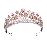 LXZSMH Tocados De Mujer,Joyería for El Cabello Tiaras De Corona for Mujer Moda Verde Rojo Azul Rosa Blanco Tiaras De Cristal Y Coronas Diadema Diadema for Mujer Novia Boda Joyería for El Cabello por