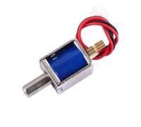 LY-032 Cerradura eléctrica DC12V, válvula solenoide de boca redonda Push-pull, cerradura de perno eléctrico, cerradura de válvula electromagnética
