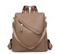 LY&SQ Women Backpack Purse Leather Anti-Theft Rucksack Shoulder Bag Fashion Ladies Satchel Bags for Leisure Travel Work(Marrón)