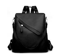 LY&SQ Women Backpack Purse Leather Anti-Theft Rucksack Shoulder Bag Fashion Ladies Satchel Bags for Leisure Travel Work(Negro)