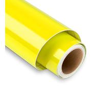 Lya Vinyl 5FT vinilo adhesivo Amarillo para Cricut - Rollo de Vinilo Amarillo de 30,5 x 153 cm, Vinilo Adhesivo para Exteriores para Pegatinas Decorativas y Decoración de Fiestas