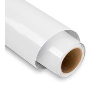 Lya Vinyl 5FT Vinilo Adhesivo Blanco para Cricut - Rollo de Vinilo Blanco de 30,5 x 153 cm, Vinilo Adhesivo para Exteriores para Pegatinas Decorativas y Decoración de Fiestas