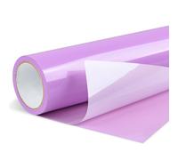 Lya Vinyl Película Adhesiva Morado Brillante, Vinilo Adhesivo 30,5 x 500 cm, para Cricut, Color Morado para Decoración de Fiestas, Pegatinas, Cortador de Manualidades
