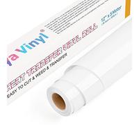 Lya Vinyl película de corte textil de 30,5 cm × 5 m, flexfolie para plotter textil, compatible con Silhouette Cameo. Utilizado para transferir en textiles, camisetas, telas en proyectos de bricolaje.