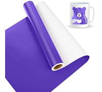Lya Vinyl Rollo de Vinilo Adhesivo Morado, 30.5 cm x 457.5 cm, Vinilo Morado para Cricut, Silhouette Cameo y la Mayoría de las Máquinas de Corte