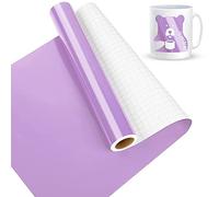 Lya Vinyl Rollo de Vinilo Adhesivo Violeta, 30.5 cm x 457.5 cm, Vinilo Violeta para Cricut, Silhouette Cameo y la Mayoría de las Máquinas de Corte