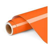 Lya Vinyl Silhouette Cameo Rollo de vinilo permanente naranja, para decoración de fiestas, ventana, decoración del hogar, 30,5 x 1,2 m