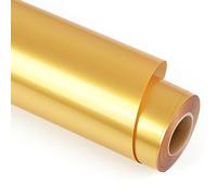 Lya Vinyl Vinilo de transferencia de calor, 30,5 cm x 183 cm, vinilo dorado deslumbrante para planchar para Cricut, Silhouette Cameo, rollo HTV para ropa, sombreros, tela (dorado deslumbrante)