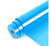 Lya Vinyl Vinilo Textil Termoadhesivo, 30.5 x 600 cm, Rollo de Vinilo Textil Azul real para Cricut y Silhouette Cameo, Vinilo HTV Azul real para Ropa, Bolsas, Zapatos y Otros Textiles