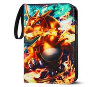 LYAILOOGXL Karten Sammelalbum für Pokemon 400 Karten,Karten Album für Pokemon zum Sammeln und Tauschen,PU-Material mit Wasserdichter Oberfläche