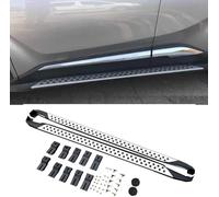 LYangr Estribos Laterales para Toyota C-HR CHR 2017-2020 Auto Aluminio Antideslizantes Estribos Plataforma de Estribos Carrocería Faldones Laterales