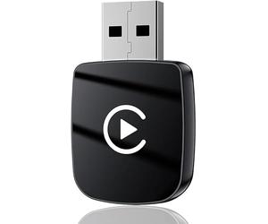 LYangr Mini Adaptador Carplay Inalámbrico para Alfa Romeo GTV 1998-2004,daptadores de Audio y vídeo para vehículos Convierte Cableado a Inalámbrico, USB A/C Plug and Play,Black