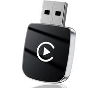 LYangr Mini Adaptador Carplay Inalámbrico para Toyota MR2 (2000-2006),daptadores de Audio y vídeo para vehículos Convierte Cableado a Inalámbrico, USB A/C Plug and Play,Silver
