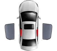 LYangr Parasol Coche Lateral para Audi Q5 2018-2024 Coche Sombrilla Parasol de Parabrisas Delantero Trasero magnético Parasol Protector,B/2pcs-rear-doors