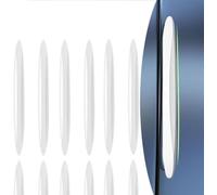 LYangr Protección de Puerta de Coche para Toyota Paseo Picnic Previa Prius Protección de Parachoques de Coche Protección de Umbral de Puerta Coche Bandas Anticolisión Ajuste Universal, B/White