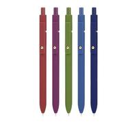 lyanny Bolígrafos De Gel | Bolígrafos Bonitos Para Ella | Juego de 5 Piezas para Escritura con Punta Fina y Secado Rápido para Diario Toma de Apuntes Mujeres y Hombres Escuela