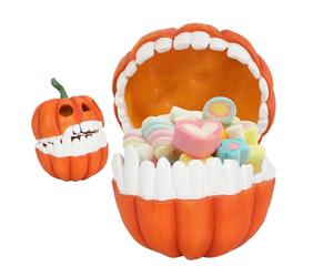 lyanny Caja De Almacenamiento Calabaza Halloween, Cajas Para Truco O Trato De Halloween, Contenedor Artesanal Ligero Decoración Otoño Merienda Adultos