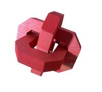 lyanny Decoración de Nudos,Decoración de Cadena de Madera | Ornamento Artesanal Boho Tallado a Mano Entrelazado para Estantería, Chimenea y Entrada