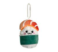 lyanny Llavero de salmón, Llavero de Sushi de Peluche,Lindo muñeco de salmón pequeño y Peluche de Sushi | Muñeca de Bola de arroz de Sushi de Dibujos Animados, de Comida, Accesorio de