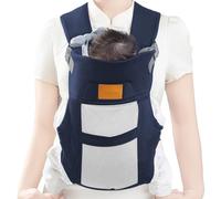 lyanny Mochila Frontal | Ergónico Con Correas Ajustables - Soporte Para Cabeza Con Tamaño Ajustable Para Playa Zoológico Lactancia Tareas Domésticas Paseo de Mascotas y Compras