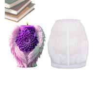 lyanny Moldes para Hacer Velas | Moldes de Silicona Ángel para Elaboración de Velas,Suministros para Manualidades, Herramientas de Arte con Epoxi para Cera, Jabón, Arcilla, Yeso, Decoración del Hogar