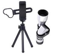 lyanny Monocular pequeño con Soporte para teléfono, Telescopio monocular de Bolsillo | Telescopio monocular HD con Soporte para teléfono Inteligente,Telescopio Impermeable al Aire Libre para Viajar y