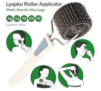 LYAPKO Masajeador de Rodillo Facial - Acupuntura Derma Roller Reflexología An...