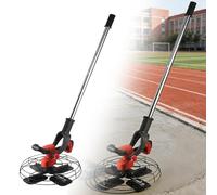 LYAYYDS Pulidora de hormigón eléctrica portátil, máquina de enlucido de Paredes con 6 velocidades Ajustables, lijadora de Paneles de Yeso inalámbrica con Poste de extensión 30000mah