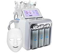 LYAZFC Agua Hidrógeno Oxígeno Pequeña Burbuja Máquina de Belleza Facial Agua Hydro Dermabrasion Eliminación De Arrugas Hydrafacial Machine,7 in 1