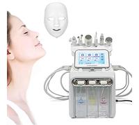 LYAZFC Hidrógeno Oxígeno Máquina de Belleza Facial Ultrasonido Profesional Máquina hidrafacial Cuidado de la Piel Limpieza Facial al vacío,7 in 1