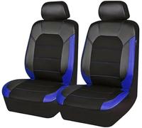 LYBFD undas para Asientos Delanteros De Coche Aptas para LanRo-Ver Defender 90/110 / HarTop P300 P400 | X-Dynamic S/SE, Tejido técnico de Alta transpiración Fácil de Instalar,Black-Blue