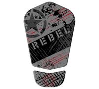 LYBH Adhesivo Lateral para Depósito De Combustible De Motocicleta para CMX300 CMX500 Reble CM CMX 125 250 300 500 1100 2018-2021. Almohadillas Protectoras para Tanque de combustibl(Rojo,X-3)