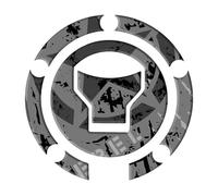 LYBH Adhesivo Lateral para Depósito De Combustible De Motocicleta para CMX300 CMX500 Reble CM CMX 125 250 300 500 1100 2018-2021. Almohadillas Protectoras para Tanque de combustibl(Blanco,X-4)