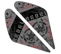 LYBH Adhesivo Lateral para Depósito De Combustible De Motocicleta para CMX300 CMX500 Reble CM CMX 125 250 300 500 1100 2018-2021. Almohadillas Protectoras para Tanque de combustibl(Rojo,X-2)