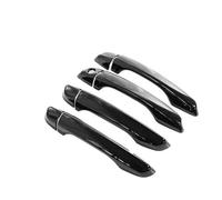 LYBH Embellecedor De Manija Exterior De Puerta Para Citroen C4 C41 2021 2022 2023 2024. Adhesivos Para Bisel De Manijas Laterales Exteriores. Piezas Manija Exterior Coche(Negro)